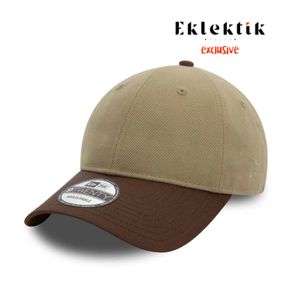 New Era Şapka - Heavy Twill Beige 9TWENTY Ayarlanabilir Şapka