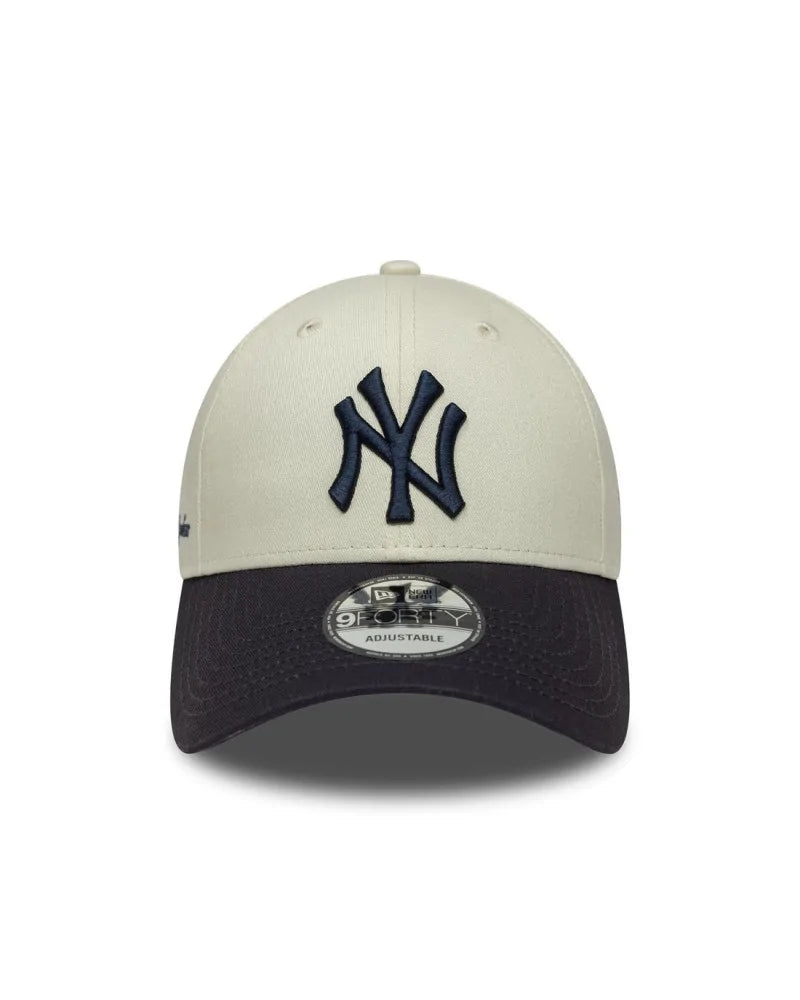 New Era Şapka - NY Yankees MLB Side Script 9FORTY Ayarlanabilir Şapka