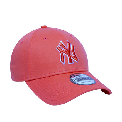 New Era Şapka - New York Yankees Womens Outline Pink 9FORTY Ayarlanabilir Şapka