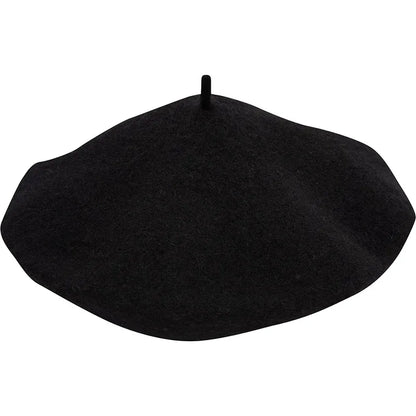 New Era Şapka - New Era Women Wool Beret New York Yankees MLB Black Flat Cap