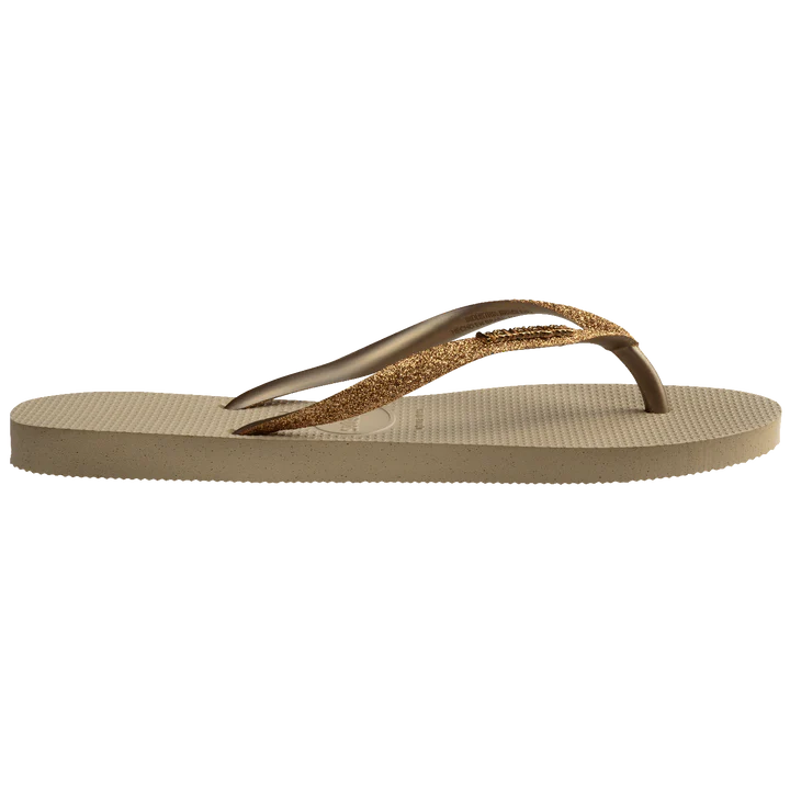 Havaianas Terlik Slim Glitter II Gold/Sand Light Metallic F17