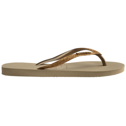 Havaianas Terlik Slim Glitter II Gold/Sand Light Metallic F17