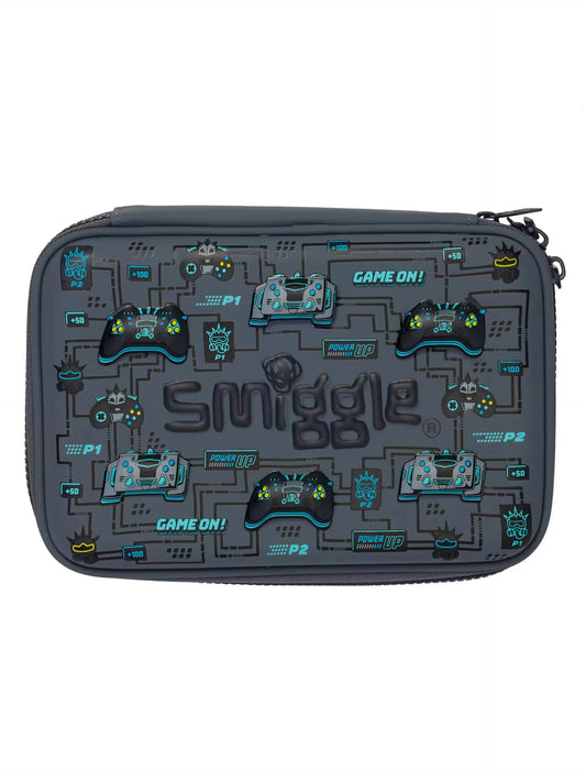 Smiggle - Epic Çift Gözlü Hardtop 3B Kalem Kutusu