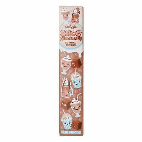 Smiggle - Çikolatalı Milkshake Kokulu Kalem 4lü Paket