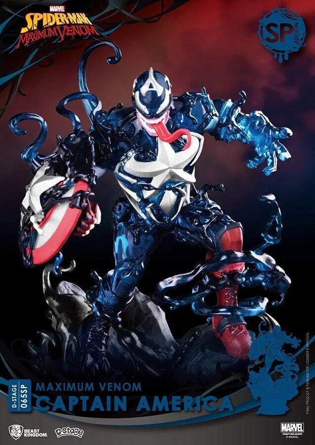 Beast Kingdom Marvel Max Venom Captain America Special Edition (D-Stage)