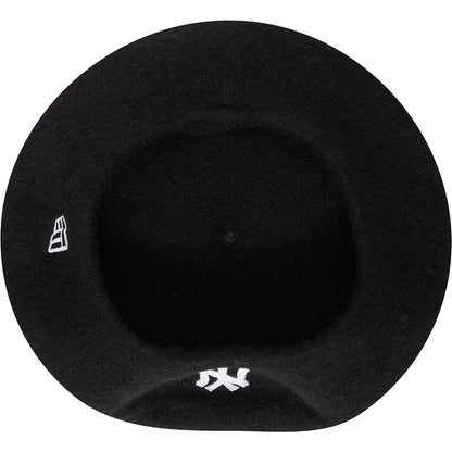 New Era Şapka - New Era Women Wool Beret New York Yankees MLB Black Flat Cap