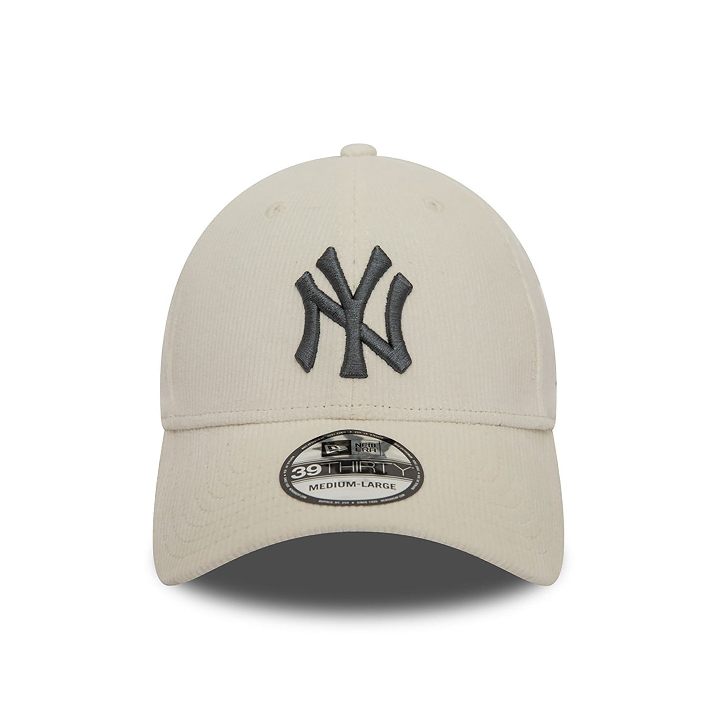 New Era Şapka - New York Yankees Kırık Beyaz 39THIRTY Streç Fitilli Şapka