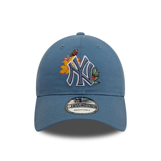 New Era Şapka - New York Yankees MLB Floral Blue 9TWENTY Ayarlanabilir Şapka