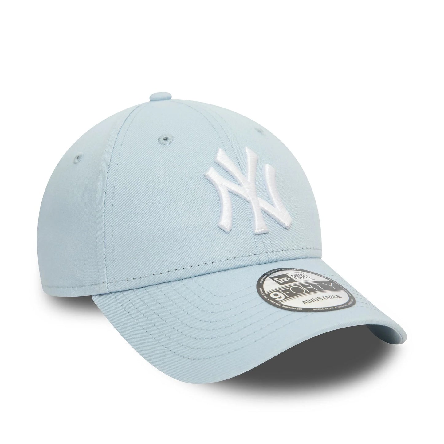 New Era Şapka - New York Yankees League Essential Pastel Blue 9FORTY Ayarlanabilir Şapka