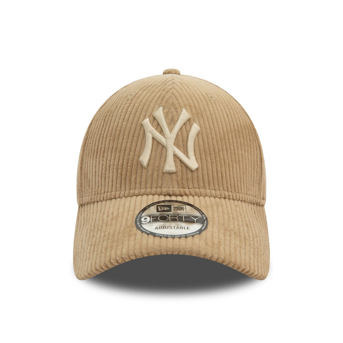 New Era Şapka - New York Yankees Cord Beige 9FORTY Ayarlanabilir Şapka