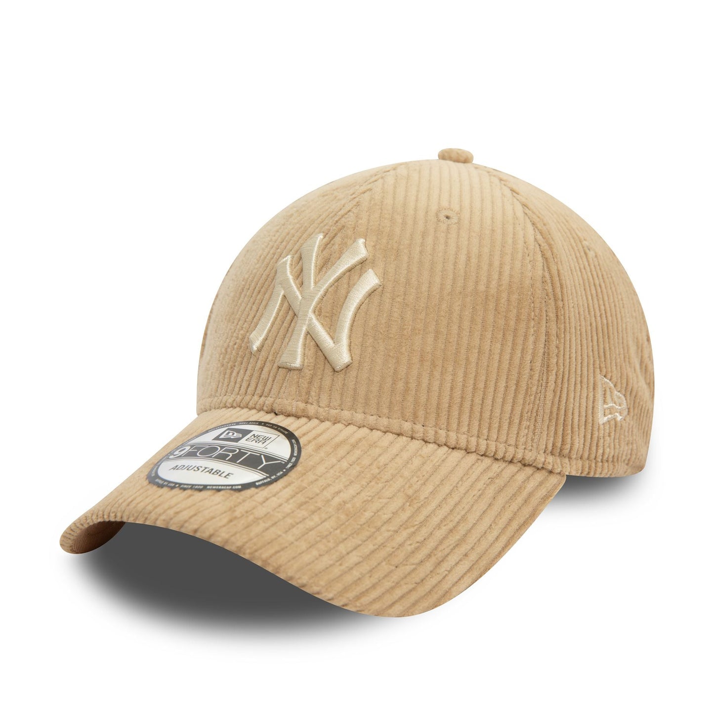 New Era Şapka - New York Yankees Cord Beige 9FORTY Ayarlanabilir Şapka