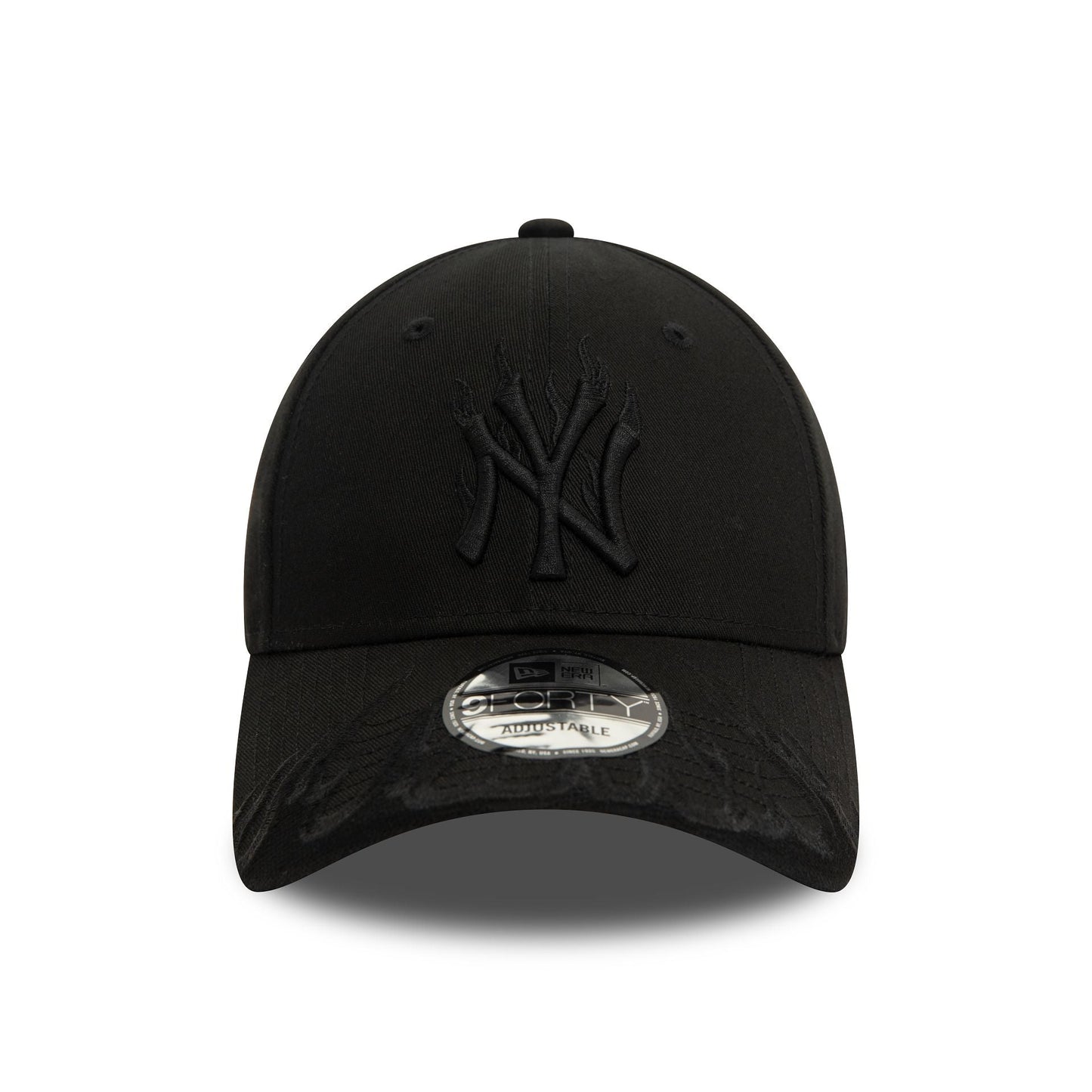 New Era Şapka - NY Yankees MLB Flame Black 9FORTY Ayarlanabilir Şapka