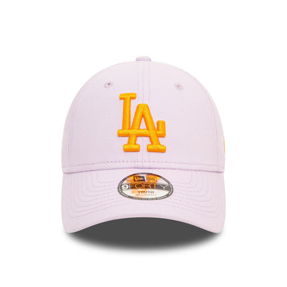 New Era Şapka - LA Dodgers Çocuk Essential Pastel Purple 9FORTY Ayarlanabilir Şapka