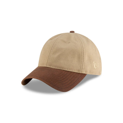 New Era Şapka - Heavy Twill Beige 9TWENTY Ayarlanabilir Şapka