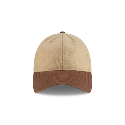 New Era Şapka - Heavy Twill Beige 9TWENTY Ayarlanabilir Şapka