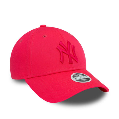 New Era Şapka - NY Yankees League Essential Bright Pembe Ayarlanabilir Şapka