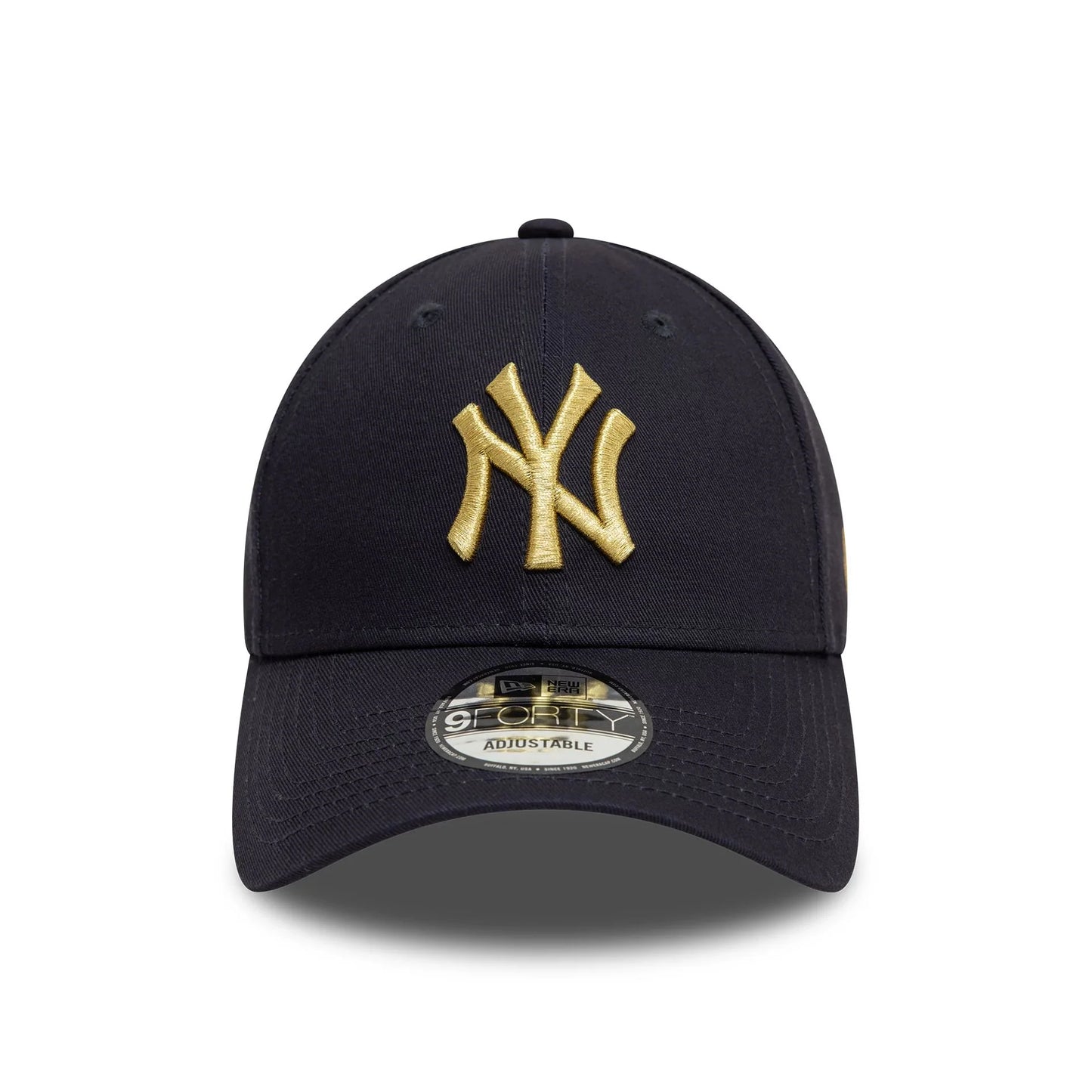 New Era Şapka - New York Yankees Metallic Navy 9FORTY Ayarlanabilir Şapka