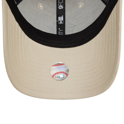 New Era Şapka -  NY Yankees Team Outline Cream 9FORTY Ayarlanabilir Şapka