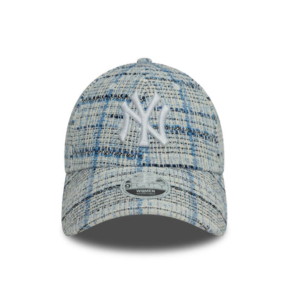 New Era Şapka - NY Yankees Womens Tweed Blue 9FORTY Ayarlanabilir Şapka
