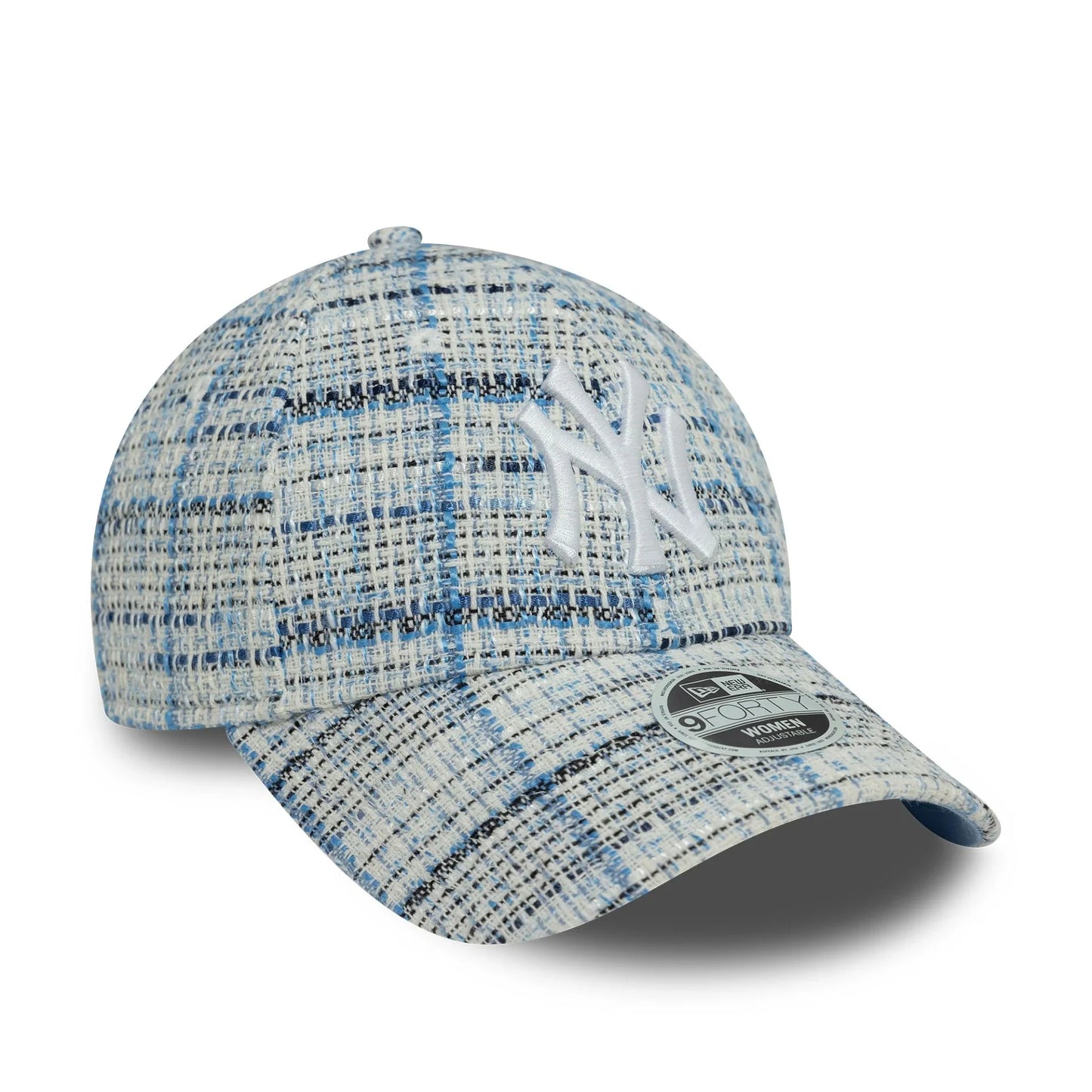 New Era Şapka - NY Yankees Womens Tweed Blue 9FORTY Ayarlanabilir Şapka