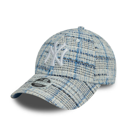 New Era Şapka - NY Yankees Womens Tweed Blue 9FORTY Ayarlanabilir Şapka