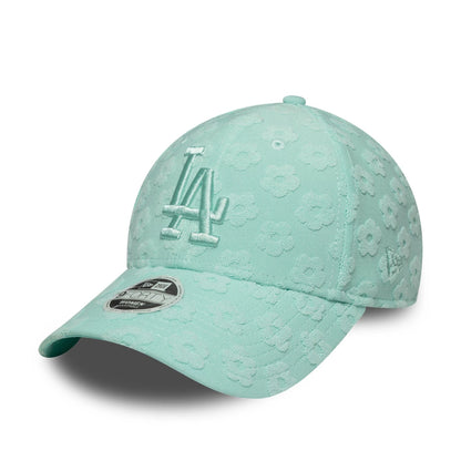 New Era Şapka - LA Dodgers Womens MLB Floral Towelling Pastel Green 9FORTY Ayarlanabilir Şapka