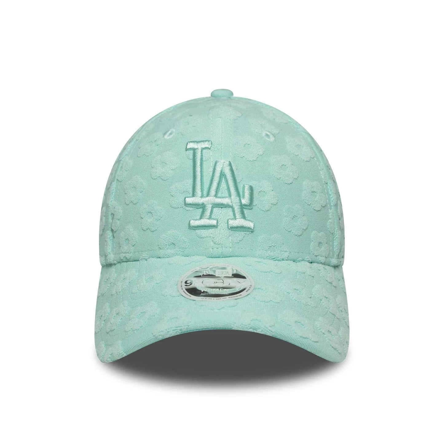 New Era Şapka - LA Dodgers Womens MLB Floral Towelling Pastel Green 9FORTY Ayarlanabilir Şapka