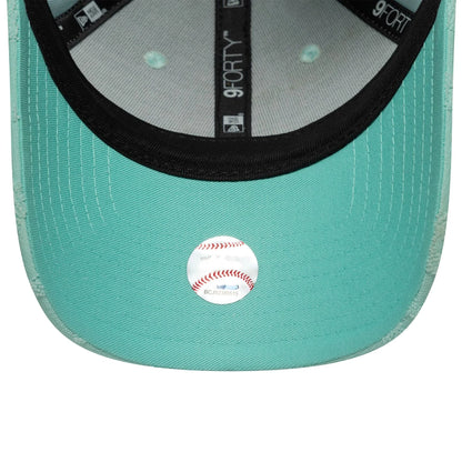 New Era Şapka - LA Dodgers Womens MLB Floral Towelling Pastel Green 9FORTY Ayarlanabilir Şapka
