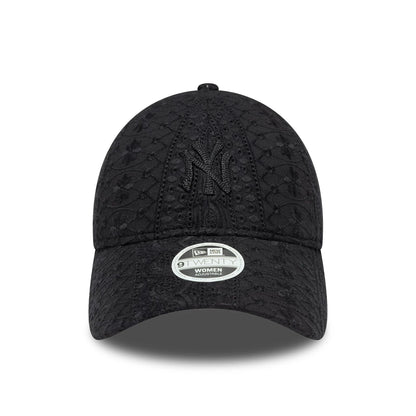 New Era Şapka - New York Yankees Womens MLB Broderie Black 9TWENTY Ayarlanabilir Şapka