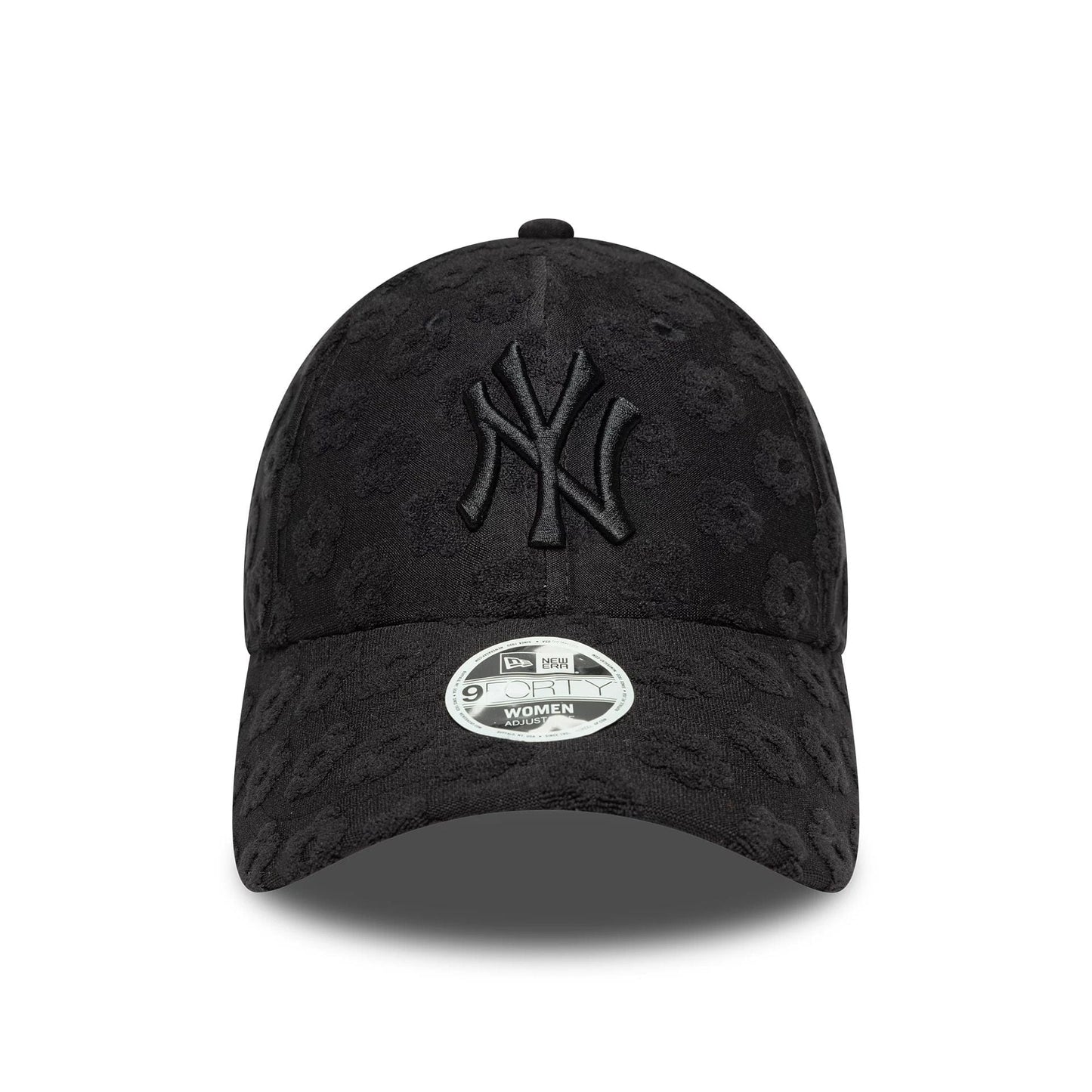 New Era Şapka - New York Yankees Womens MLB Floral Towelling Black 9FORTY Ayarlanabilir Şapka