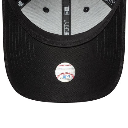 New Era Şapka - New York Yankees Womens MLB Floral Towelling Black 9FORTY Ayarlanabilir Şapka