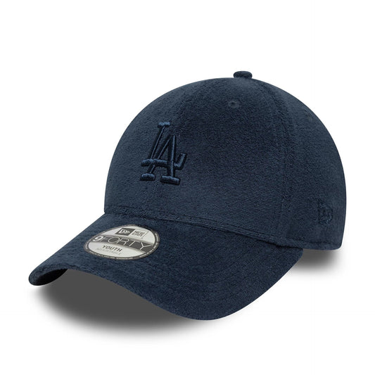 New Era Şapka - LA Dodgers Youth MLB Towelling Navy 9FORTY Ayarlanabilir Şapka