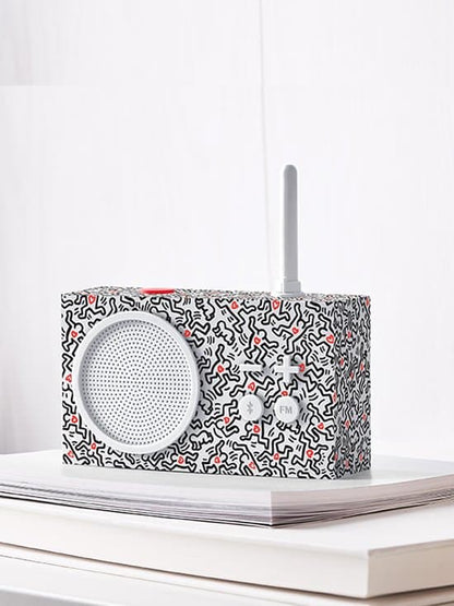 Lexon Tykho 3 Bluetooth Hoparlör ve Radyo X Keith Haring - Love