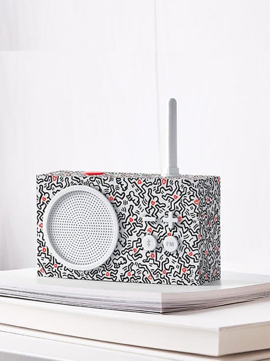 Lexon Tykho 3 Bluetooth Hoparlör ve Radyo X Keith Haring - Love