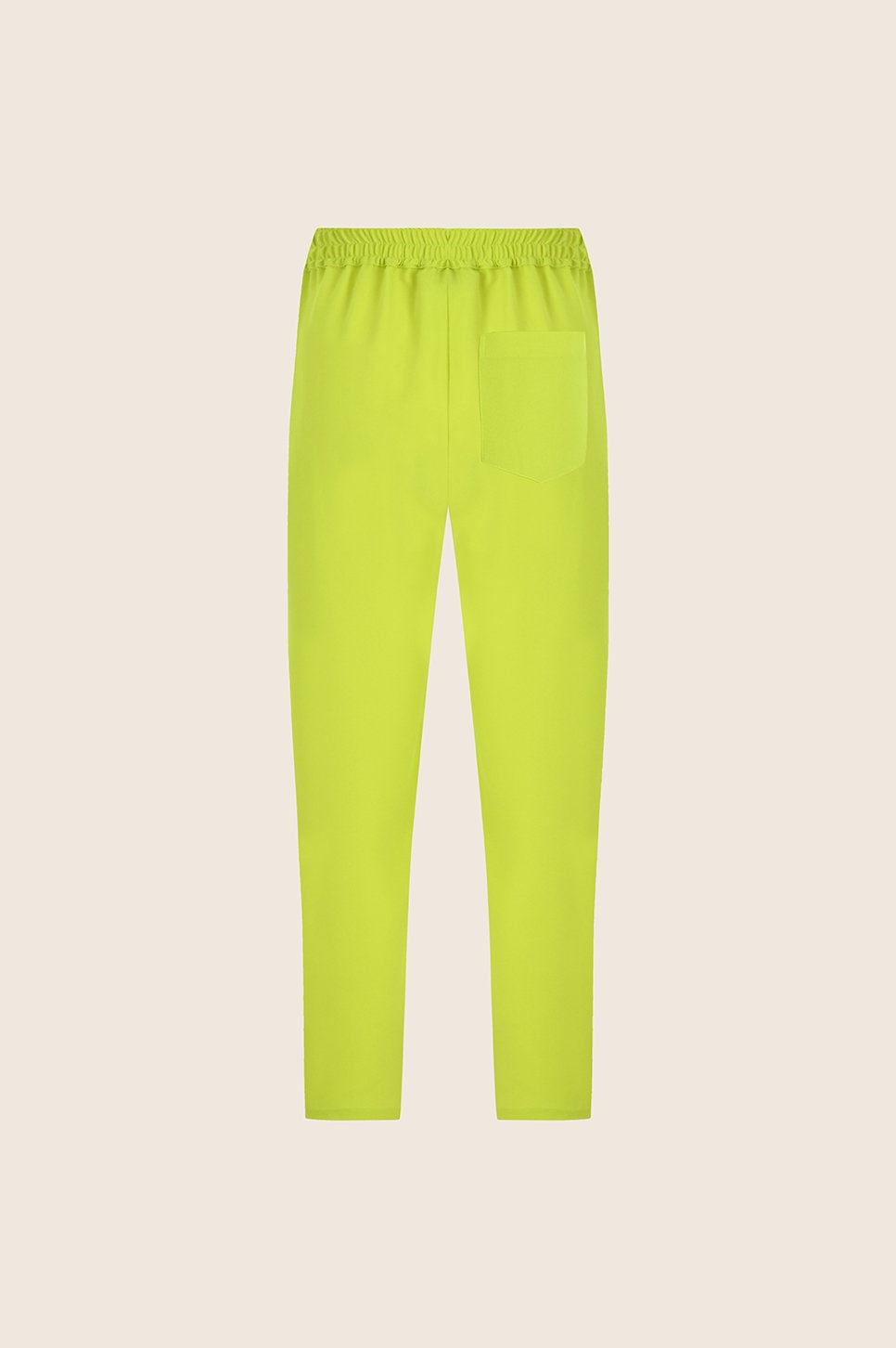 Oopscool - Crepe Cigarette Green Pant
