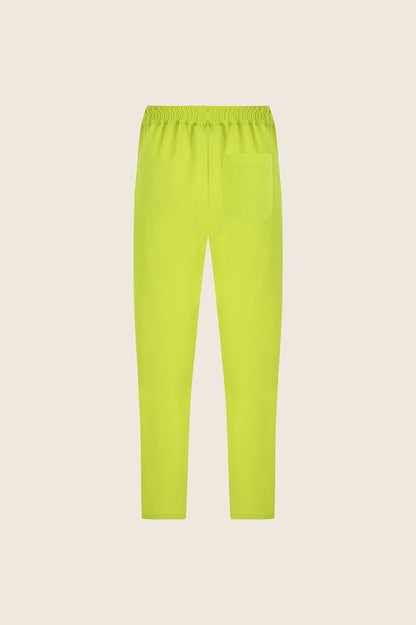 Oopscool - Crepe Cigarette Green Pant