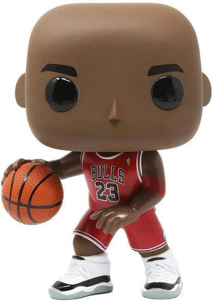 Funko POP Deluxe NBA Bulls, 10" Michael Jordan (Red Jersey)