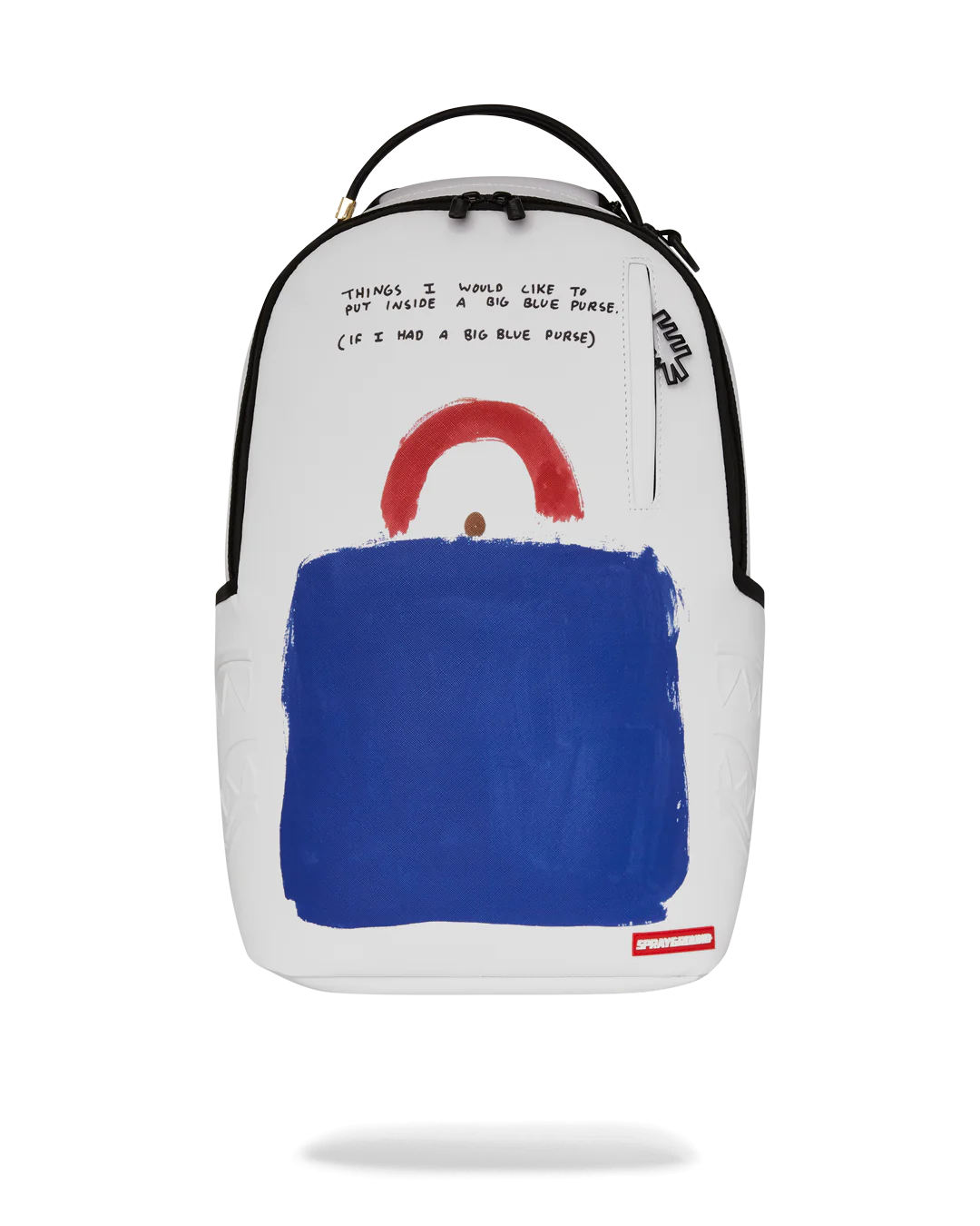 Sprayground - KEITH HARING BIG BLUE PURSE ART Sırt Çantası