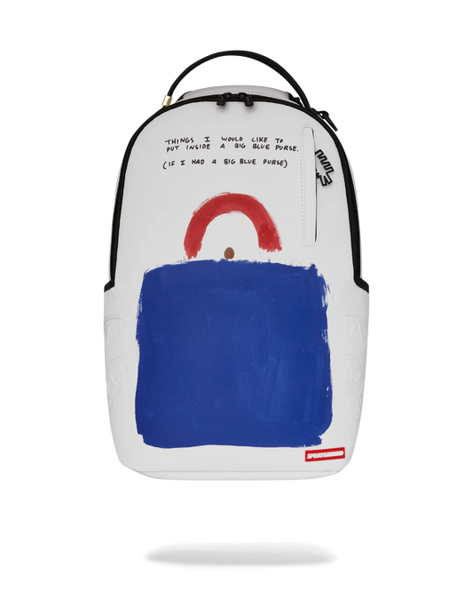 Sprayground - KEITH HARING BIG BLUE PURSE ART Sırt Çantası