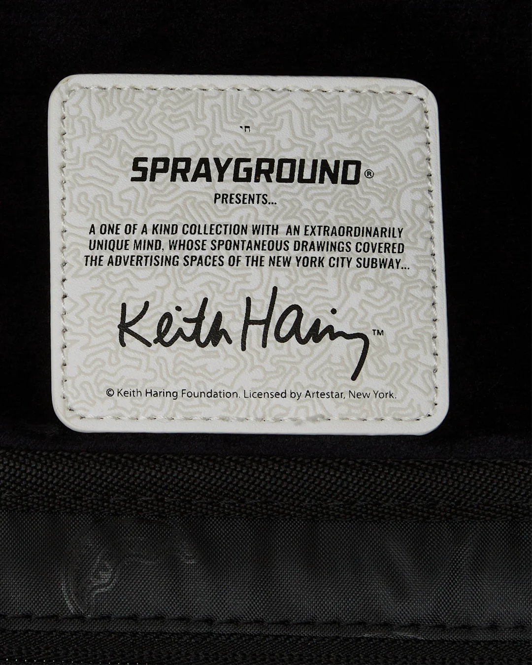 Sprayground - KEITH HARING BIG BLUE PURSE ART Sırt Çantası
