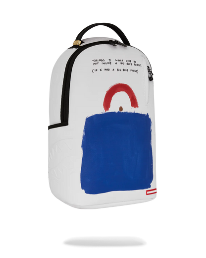 Sprayground - KEITH HARING BIG BLUE PURSE ART Sırt Çantası