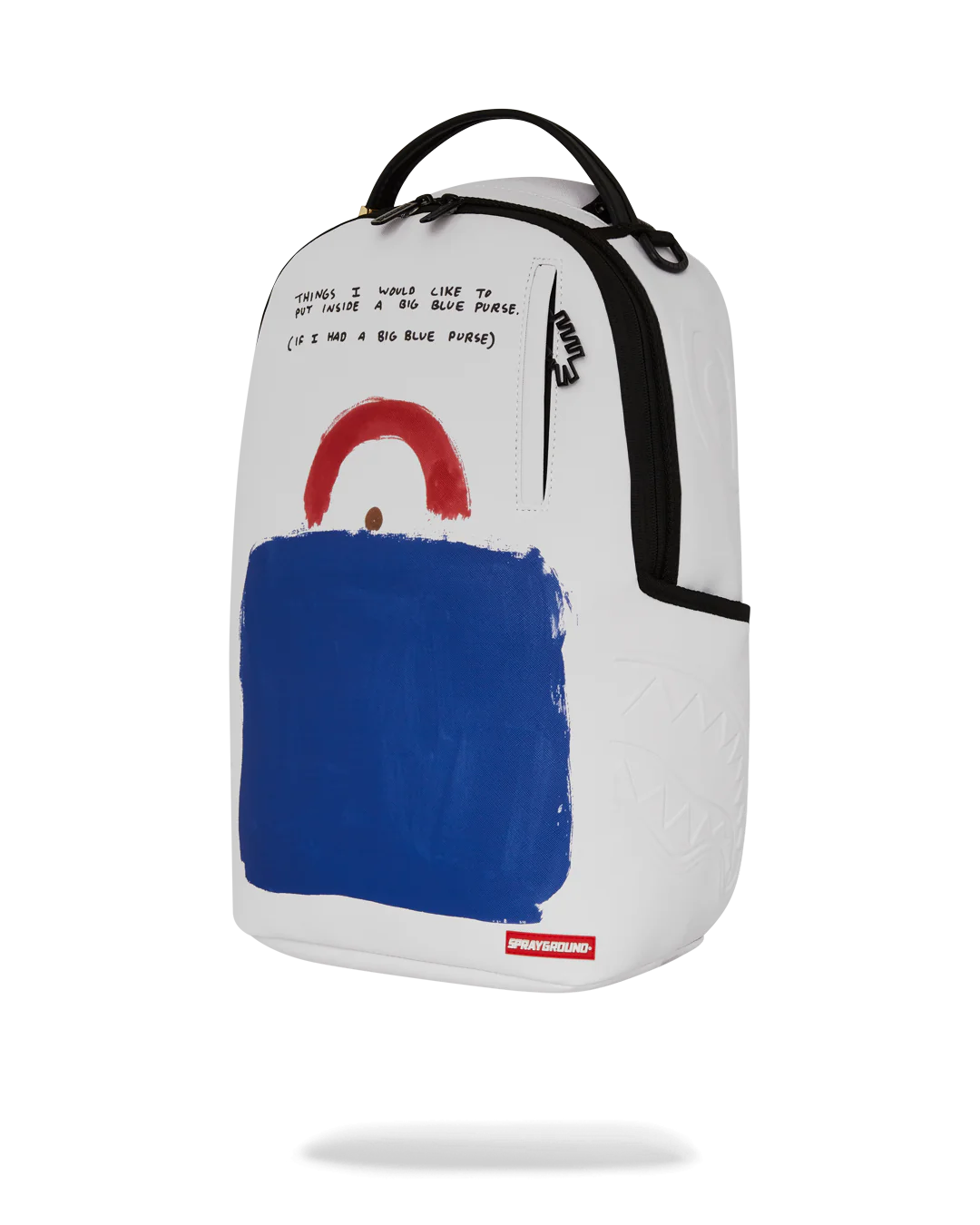 Sprayground - KEITH HARING BIG BLUE PURSE ART Sırt Çantası