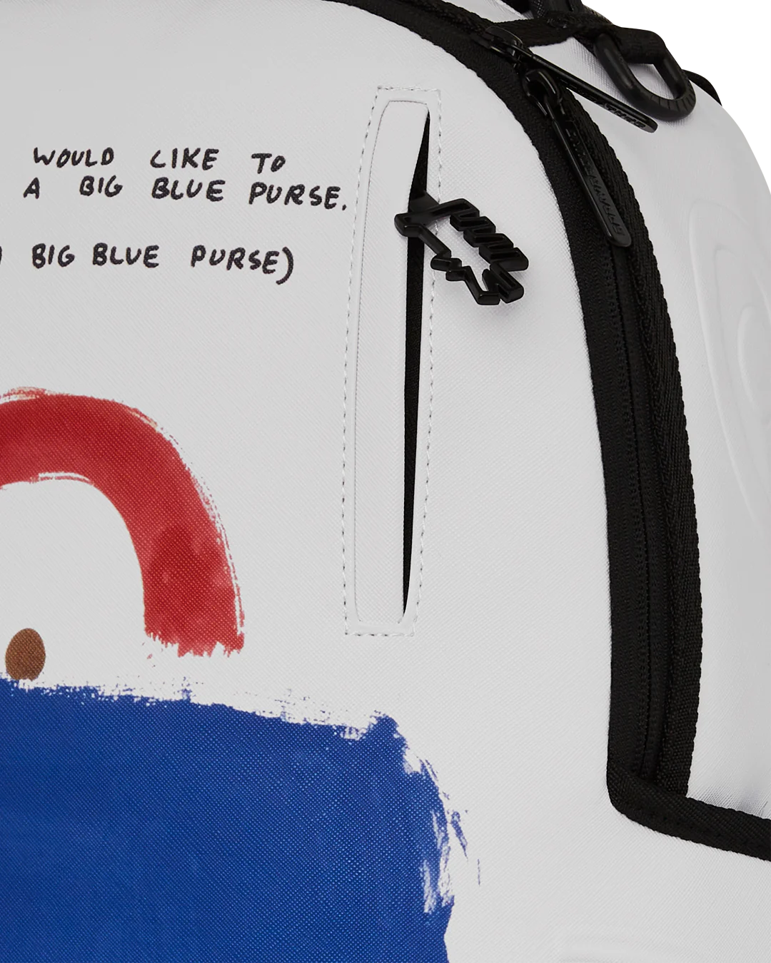Sprayground - KEITH HARING BIG BLUE PURSE ART Sırt Çantası