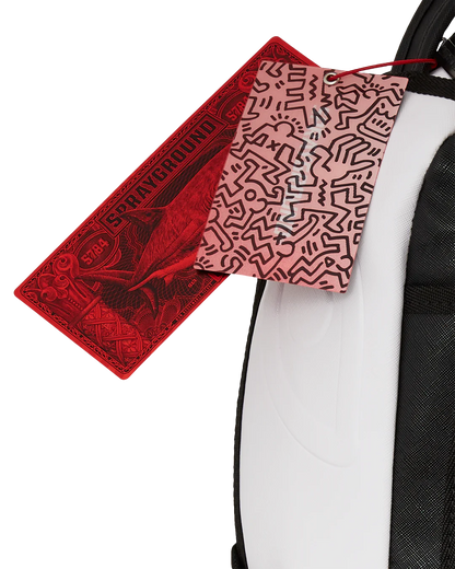 Sprayground - KEITH HARING BIG BLUE PURSE ART Sırt Çantası