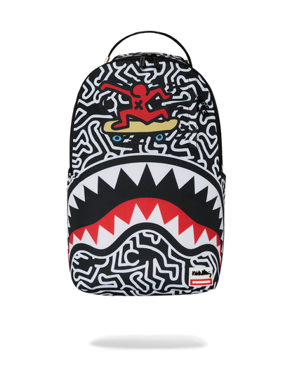 Sprayground - KEITH HARING SKATER SHARK DLXSR Sırt Çantası