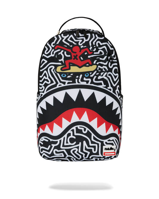 Sprayground - KEITH HARING SKATER SHARK DLXSR Sırt Çantası