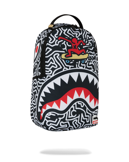 Sprayground - KEITH HARING SKATER SHARK DLXSR Sırt Çantası