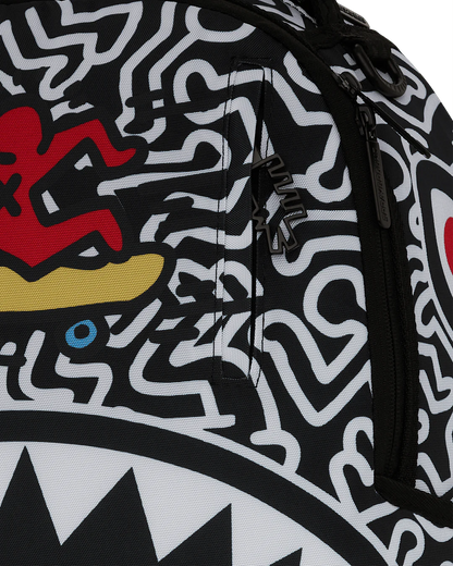 Sprayground - KEITH HARING SKATER SHARK DLXSR Sırt Çantası