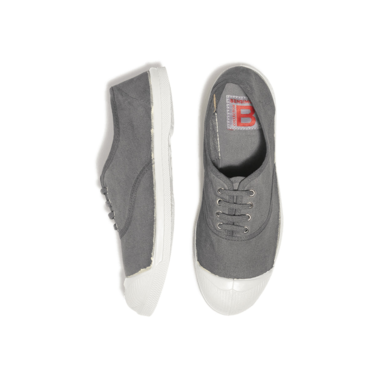 BENSIMON Tennis Lacet Gris Tenis Ayakkab s