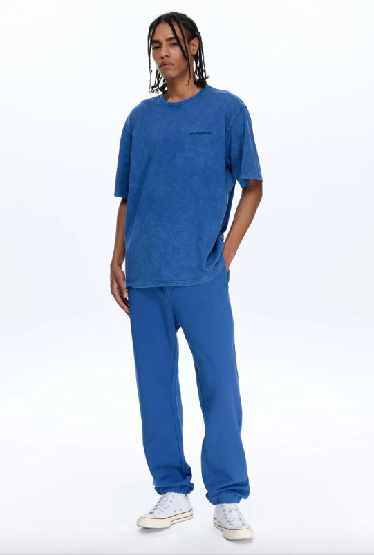 Les Benjamins Normal Fit Mavi Renkli Erkek Tişört SHORT SLEEVE TEE 317